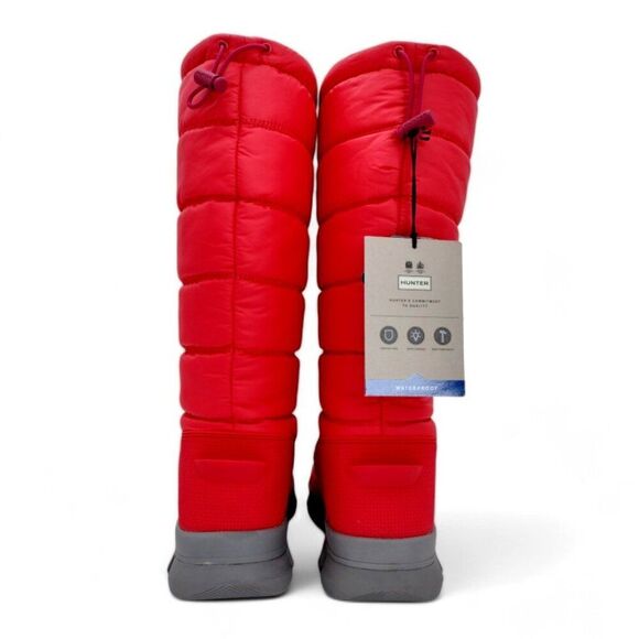 Hunter Women's Size 9 Red Intrepid Waterproof Tall Snow Boot - Picture 11 of 15